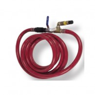 Výpustný ventil s hadicí (set) - červený 5 m